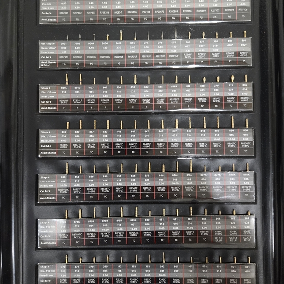 Alpen Rotary instruments burs and diamonds in the organized booklet - Picture 4 of 8